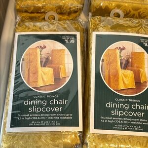 New Dining room chair slip covers